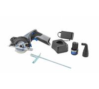 Dremel Blueprint 12V sierra circular compacta sin cable con motor sin escobillas, con guía de línea láser, guía para cortes en bisel, 1x hoja de sierra circular multi-material, guía de corte al hilo