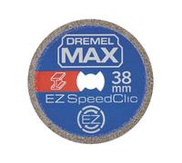 Dremel MAX Disco de corte de alto rendimiento (SC456DM) Disco de corte de metal con sistema EZ SpeedClic, 38 mm, durabilidad máxima de vida