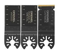 Dremel MM488B - Paquete variado de cuchillas oscilantes multiherramienta, hojas de sierra universales de corte empotrado