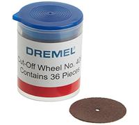 Dremel Rueda de corte 409, 15/16 pulgadas (23,8 mm) de diámetro, 025 pulgadas (0,6 mm) de grosor, accesorio de herramienta giratoria de corte (36 piezas)