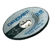 Dremel SC541 EZ Speedclic Juego de accesorios de las muelas, 2 muelas reforzadas para lijar y afilar metales