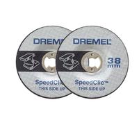 Dremel SC541 EZ Speedclic Juego de accesorios de las muelas, 2 muelas reforzadas para lijar y afilar metales