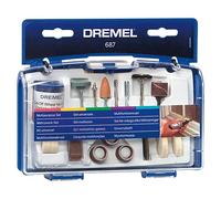 Dremel 687 Juego multiuso, kit de accesorios con 52 accesorios para herramientas rotativas [Clase de eficiencia energética A]