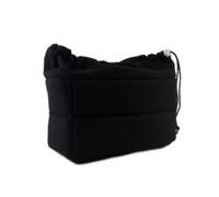 DremFreo Inserto Acolchado para Cámara Organizador Bolso con Divisores Cordón Funda Protectora DSLR/CSC 26×12×17 cm BG508 (Negro)