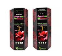 Drena Hibiscus Pinisan | Pack 2 Unidades | Suplemento Drenante Natural 500ML | Apoyo a la Depuración y Control de Peso | VEGANO