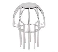 Drenaje de acero inoxidable 304 para cubierta de malla protectora de hojas, protector de canalón antiobstrucción para drenaje rápido en balcones, jardines, piscinas (50 tubos)
