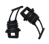 Drenaje de barco de nailon M19, ajuste cónico para agujeros de drenaje de kayak, funciona con varios modelos de embarcaciones, paquete de 2