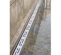 Drenaje de Canal Acero Inoxidable for Exteriores, Zanja Extra Estrecha 1,2 m Largo