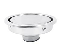 Drenaje de Piso Acero Inoxidable Redondo, Desagüe para Baño Cocina Balcón, Cubierta Antiodores, Drenaje de Ducha Duradero Fácil Instalación