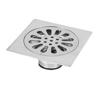 Drenaje de Piso de Acero Inoxidable (100 * 100 mm), Desagüe del Piso con Filtro Extraíble, Anti-Olor Piso Desagüe Rejilla Residuos Filtro para Pelos, para Baño, Inodoro, Lavandería, etc