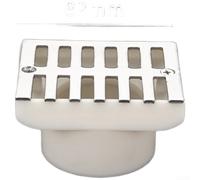 Drenaje de piso de acero inoxidable DN50 con conexión de drenaje horizontal para construcción de la misma capa y diseños de baño de perfil bajo (DN50 pequeño)