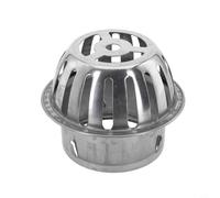 Drenaje de piso de techo de acero inoxidable 304 con filtro antiobstrucción, diseño silencioso y elevado para borde para techos planos, balcones y terrazas (83 mm)