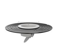 Drenaje De Suelo Desagüe de Suelo rápida Resistencia, desagüe baño, colador Lavabo, tapón Filtro antirreflujo Ducha para Lavabo(Black Plastic Core)