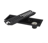 Drenaje de suelo hecho de acero inoxidable 304 resistente con filtros de doble capa para trampa de cabello y olores, se adapta a tubos estándar de 50 mm y 75 mm, cierre de hebilla para un fácil