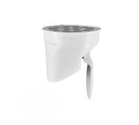 Drenaje de suelo instalado en el interior del tubo de alcantarillado de 50 mm a 160 mm, construcción de plástico, diseño antirreflujo para detener el olor de aguas residuales en baños (50 mm)