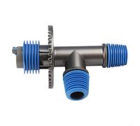 Drenaje de suelo para lavadora con plástico sellado de silicona, conexión escalonada de reflujo, interfaz de alcantarillado directo de goma, forma de gris/azul (B)