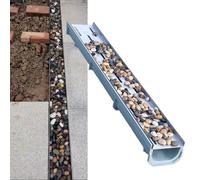 Drenaje de zanja en U Channel resistente con rejilla extraíble, perfecto para calzadas, patios y zonas de hormigón, solución eficaz de gestión del agua