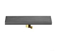Drenaje lineal de suelo resistente hecho de acero inoxidable 304 con panel de drenaje rápido y núcleo de cobre antiolor, adecuado para instalaciones de ducha de habitación húmeda con conexiones de