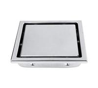 Drenaje para Ducha Piso Cuadrado Acero Inoxidable con Cubierta Extraíble y Antiolor Ideal para Baño Hogar Hotel Accesorios de Drenaje Resistentes y Fáciles de Limpiar