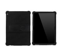 Dreneco Genérico Funda para Lenovo Tab P10 TB-X705F/N / M10 / X605 / X505 Tableta de 10.1 Pulgadas, Carcasa Silicona Cover con Soporte Función, Negro