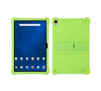 DRENGE Funda compatible con Onn 8.1" Core Android 16 Tablet modelo 2026, a prueba de golpes, ligera, de silicona suave, protectora ajustable con soporte Para niños(Green)