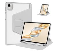 DRENGE Funda Para Honor Pad X9a 2025 de 11,5 pulgadas con rotación de 360 grados tableta, soporte de acrílico PU y ranura Para bolígrafo.(Gray)