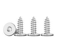 Drenky 50 Piezas M5x10mm Delgado Tornillo Torx Autorroscante En Acero Inox A2 V2A Tornillos Roscachapas Autoperforantes de Cabeza Plana Para FijacióN En Madera Y Proyectos DIY