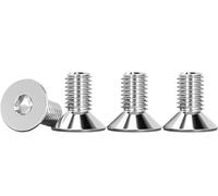 Drenky Tornillo Avellanado, Tornillos Avellanados con Hexágono Interior Acero Inoxidable A2 V2A Tornillos de Cabeza Avellanada Norma DIN 7991 / ISO 10642, Rosca Completa, M6 X 10 mm, 25 Piezas