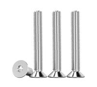 Drenky Tornillo Avellanado, Tornillos Avellanados con Hexágono Interior Acero Inoxidable A2 V2A Tornillos de Cabeza Avellanada Norma DIN 7991 / ISO 10642, Rosca Completa, M6 X 40 mm, 25 Piezas