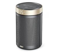 DREO Calefactor Bajo Consumo Cerámico, con Termostato Portátil, Temporizador 12H, Modo Eco y Ventilador, 1500W PTC Rápido y Seguro para Oficina, Dormitorio y Casa