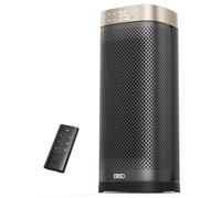 DREO Calefactor cerámico de 2000 W de bajo consumo y silencioso con termostato, temporizador de 12 h, 3 modos, oscilación de 70°, calefactor eléctrico de 16 pulgadas para estancias