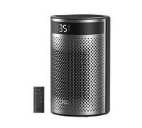 Dreo calefactor cerámico portátil Atom 416 1500W plata y negro