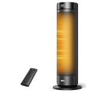 Dreo Calefactor Torre 23 Pulgadas 2000W Silencioso, Estufa Portátil con Mando a Distancia, Oscilación 70°, Temporizador 12H, 5 Modos, Calefactor Cerámico PTC con Termostato para Oficina y Habitación