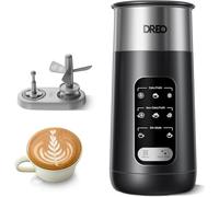 Dreo Espumador de leche, espumador eléctrico 8 en 1 para café latte art, 270 ml, espuma caliente y fría, espumadores automáticos para leche láctea y no láctea, LED, fácil de limpiar, aire BaristaMaker