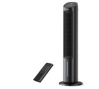 DREO Ventilador de torre con refrigeración silenciosa, ventilador con refrigeración por agua, enfriador de aire de 102 cm, enfriador evaporativo con función de giro de 80°, 3 modos, 4 velocidades