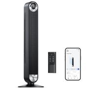 Dreo Ventilador de torre inteligente Cruiser Pro 106 cm, WiFi Alexa, oscilante de 90°, 9 ajustes de velocidad, temporizador de 12 horas, control APP, control por voz, mando a distancia, pantalla LED