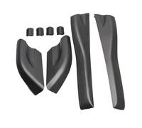 DREOW Barras Techo para Hyundai para Tucson 2004-2008 Barra Techo Coche Negra Cubierta Protección Extremo Riel Cubierta Estante Techo Estilo Coche Portaequipajes Barras Transversales