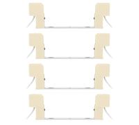 Drepint 4Pcs Portalámparas R7S 118mm Adaptador Base, Casquillos de Bombilla R7S 118 mm Portalámparas para Bombillas LED R7S 118 mm Soporte de Lámpara 3A 220v, Cerámica