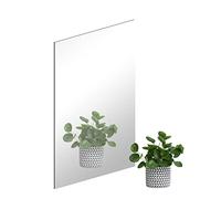 DRERIO Espejo Adhesivo de Pared 40 x 30 cm - HD Grande y Largo para Paredes sin Marco, Acrílico Flexibles para Baño Dormitorio Sala de Estar