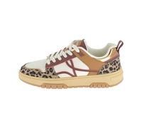 dresco Agata, Zapatos DETENTE BAJETS/Sneaker Mujer, Leopard Multi, 36 EU