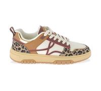 dresco Agata, Zapatos DETENTE BAJETS/Sneaker Mujer, Leopard Multi, 40 EU