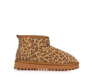 dresco Chakirpo, Zapatos Ciudad Botas DE Nieve Mujer, Camel Leopardo, 36 EU