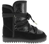 dresco Chaley, Zapatos Ciudad Botas DE Nieve Mujer, Negro Brillante, 38 EU