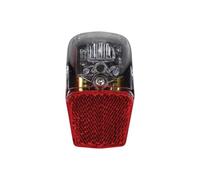Dresco Guardabarros Trasero Unisex para Adultos, 1 LED, Negro, 4,9 x 9,2 x 14,1 cm