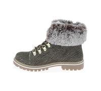 dresco Mujer Lacen Zapatos Ciudad Botas de Nieve, Caqui Zebre, 38 EU, Caqui Cebra, 38 EU