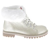 dresco Mujer Lacen Zapatos Ciudad Botas de Nieve, Platino, 38 EU, platino, 38 EU