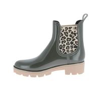 dresco Noura, Zapatos Ciudad BOTTINAS/Boots Mujer, Caqui Leopard, 41 EU