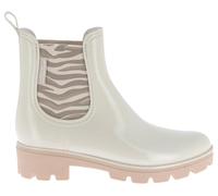dresco Noura, Zapatos Ciudad BOTTINAS/Boots Mujer, Crema, 40 EU