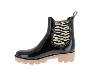 dresco Noura, Zapatos Ciudad BOTTINAS/Boots Mujer, Negro Cebra, 41 EU