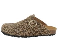 dresco Zabot, Zapatos Ciudad Mula Y Sabot Mujer, Leopardo, 36 EU